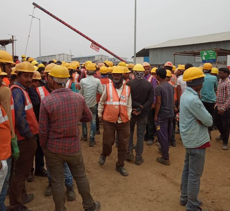Worker injured at cement plant in Odisha; tension erupts | Sambad English