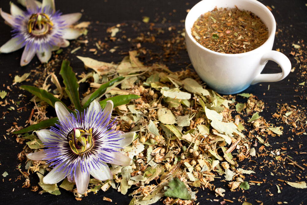 natural sleep remedies- passionflower tea