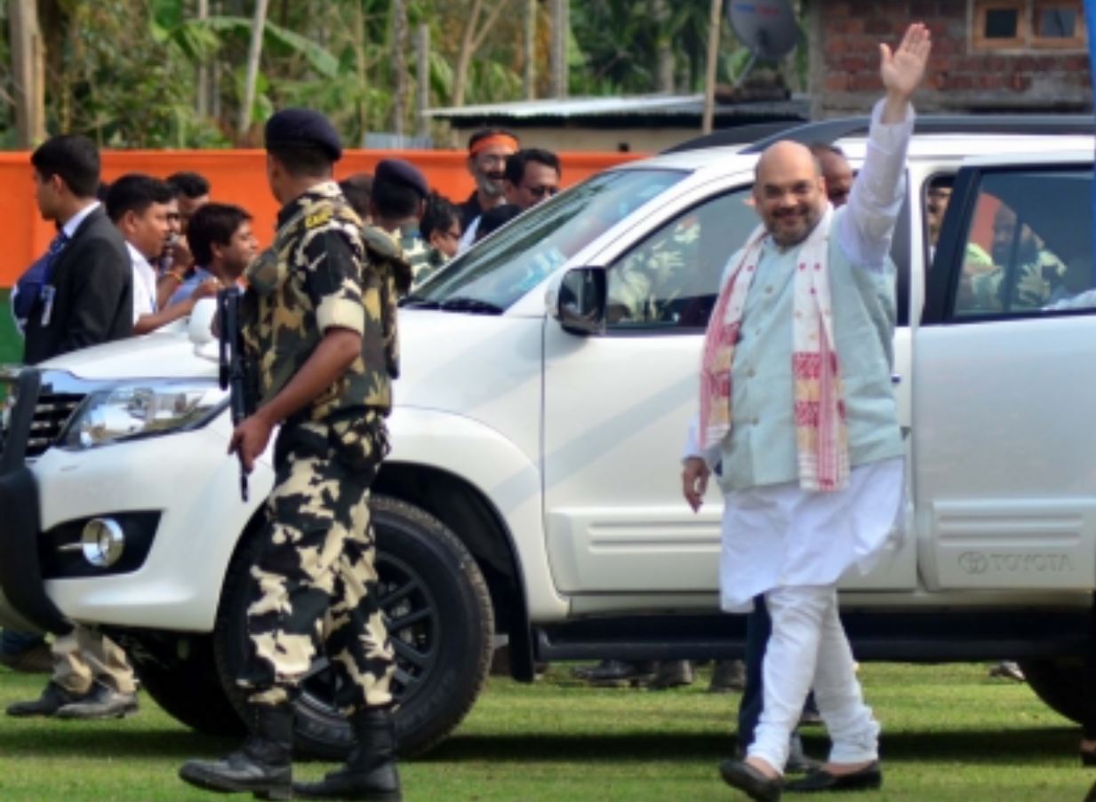 Ahmedabad police asks people to close doors, windows during Amit Shah’s