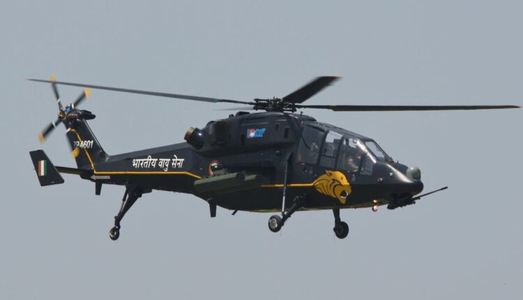 LCH on its maiden flight at the HAL Airport , Bangalore.