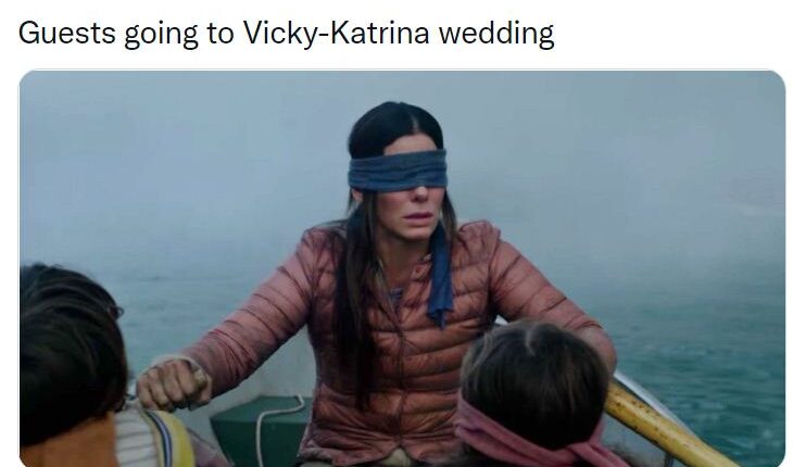 Vicky Kaushal Katrina Kaif wedding memes