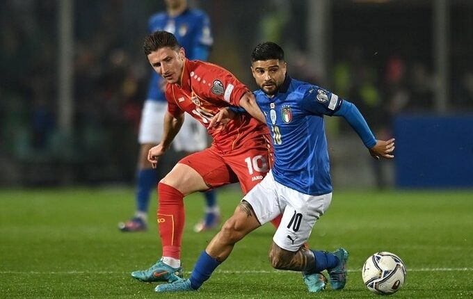 Italy knocked out of World Cup play-offs after 0-1 defeat to North Macedonia.
