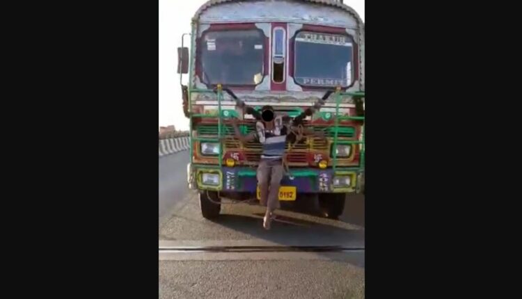 Man tied to moving truck in Odisha: One arrested