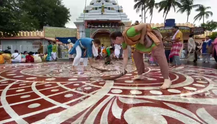 foreign devotees at gundicha temple