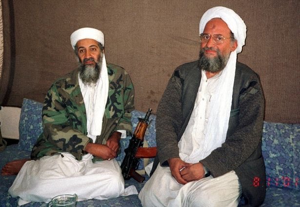 Al Qaeda leader Ayman al-Zawahiri with ladeb