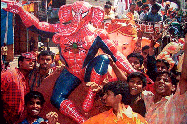 Spiderman-Ganesh