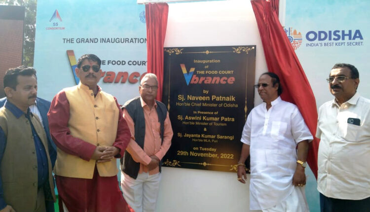 Naveen inaugurates food court on Odisha’s Puri beach