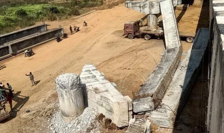 Under-construction Kusei bridge on NH-20 collapses; close shave for 2 workers
