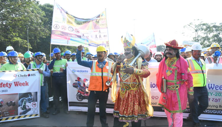 PR_Vedanta Jharsuguda observes Road Safety Week_25Jan2023