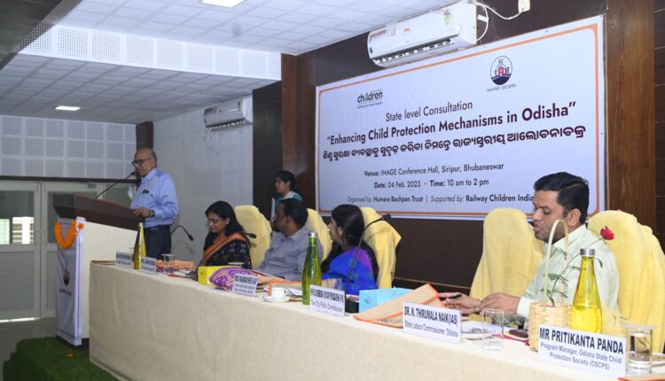 Consultation on enhancing ‘Child Protection Mechanism in Odisha’